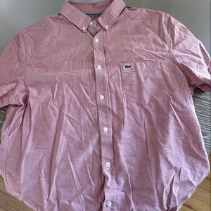 Lacoste Button-Down Short Sleeve - L